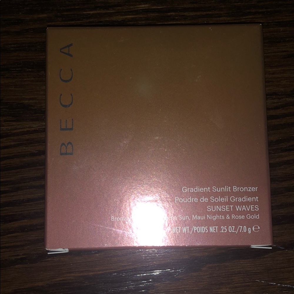 New Becca Gradient Sunlit Bronzer Sunset Waves